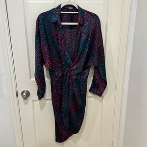 Purple Print express Portofino Dress